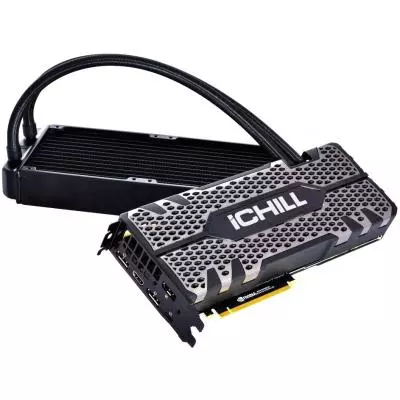 Видеокарта INNO3D GeForce RTX2080 Ti 11Gb iChill Black (C208TB-11D6X-11500004) - 2 Видеокарта INNO3D GeForce RTX2080 Ti 11Gb iChill Black (C208TB-11D6X-11500004) - 2