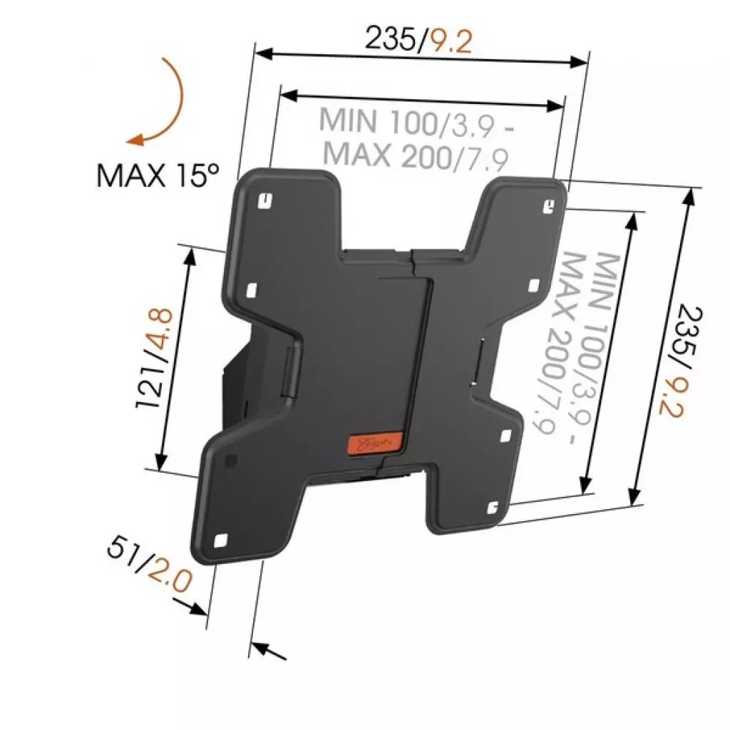 Кронштейн Vogels W50610 Black - 3