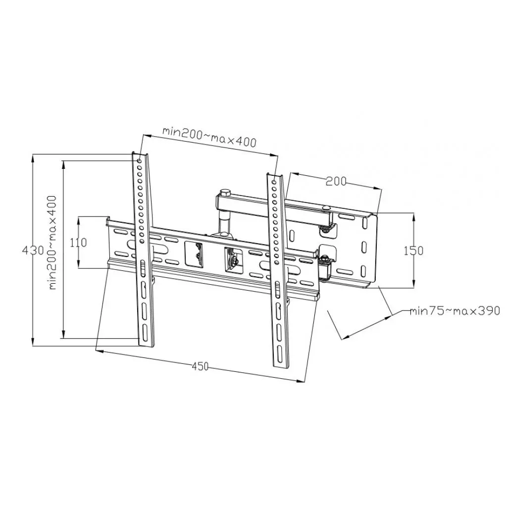 Кронштейн Vinga TM32-4453 - 1 Кронштейн Vinga TM32-4453 - 1