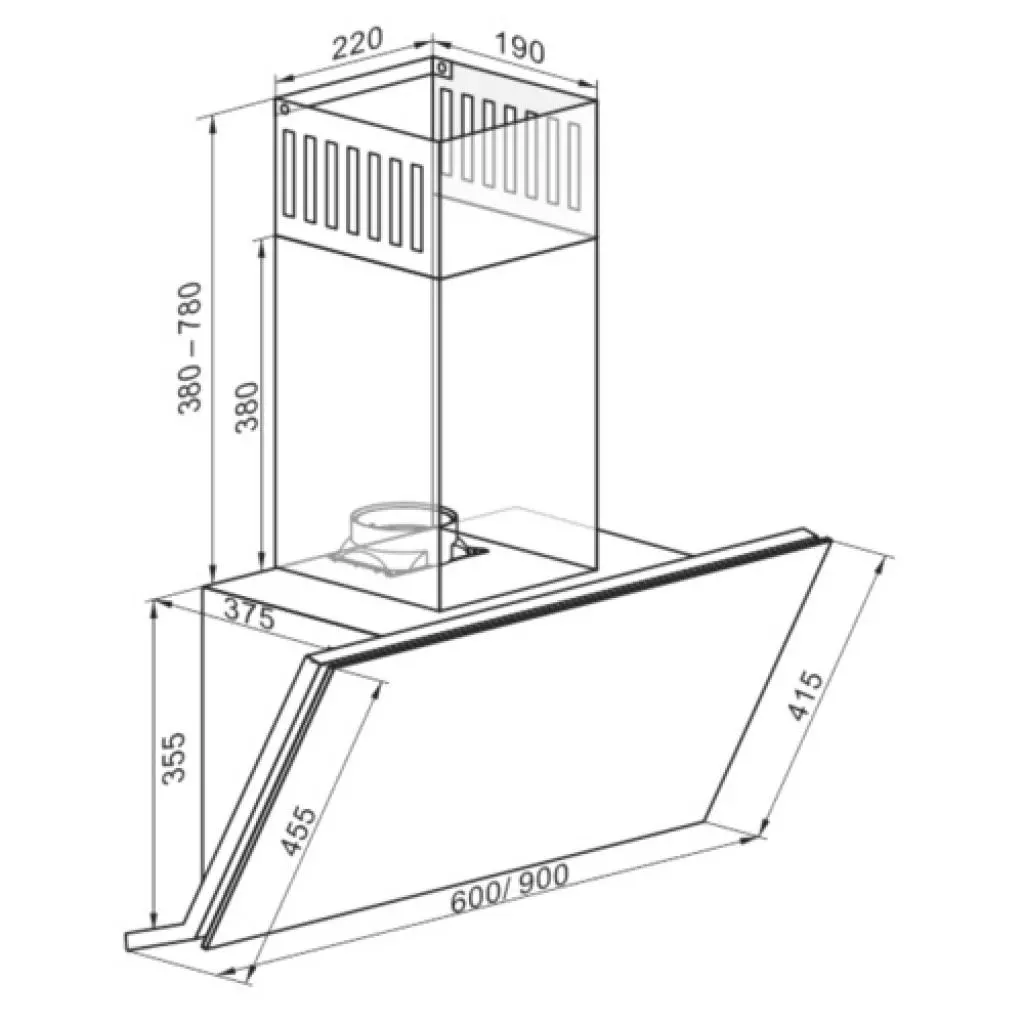 Вытяжка кухонная Kaiser AT9430FECO - 3 Вытяжка кухонная Kaiser AT9430FECO - 3