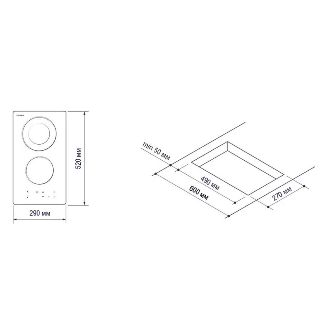 Варочная поверхность Pyramida CFEA 320 B - 7