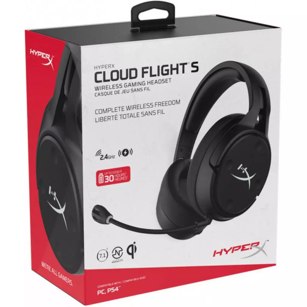 Наушники HyperX Cloud Flight S (HX-HSCFS-SG/WW) - 8 Наушники HyperX Cloud Flight S (HX-HSCFS-SG/WW) - 8