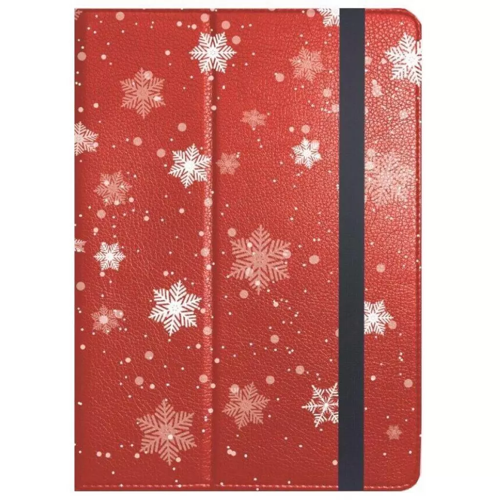 Чехол для планшета Drobak 7" снежинки (Red) (446805)