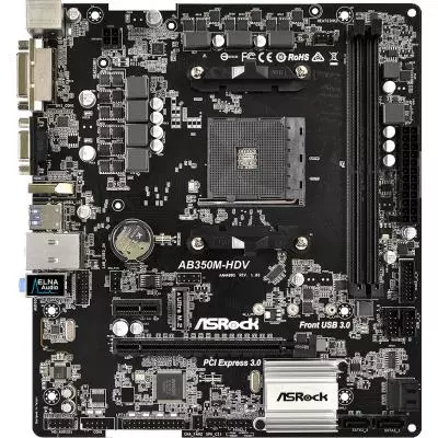 Материнская плата ASRock AB350M-HDV - 1 Материнская плата ASRock AB350M-HDV - 1