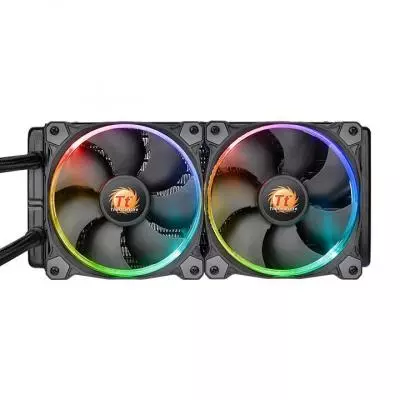 Кулер для процессора ThermalTake Water 3.0 Riing RGB 240 (CL-W107-PL12SW-A) - 1 Кулер для процессора ThermalTake Water 3.0 Riing RGB 240 (CL-W107-PL12SW-A) - 1