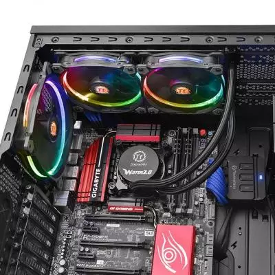 Кулер для процессора ThermalTake Water 3.0 Riing RGB 240 (CL-W107-PL12SW-A) - 10 Кулер для процессора ThermalTake Water 3.0 Riing RGB 240 (CL-W107-PL12SW-A) - 10