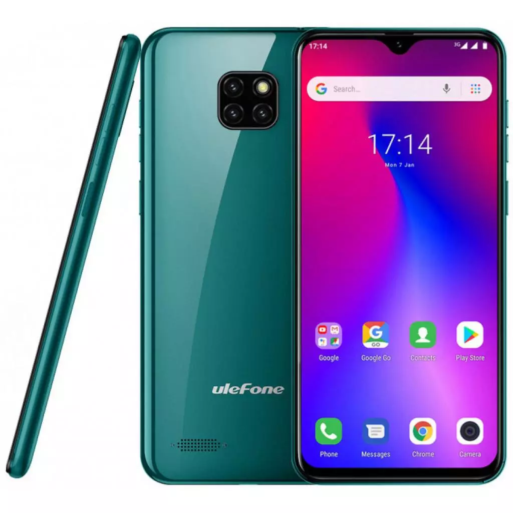 Мобильный телефон Ulefone S11 1/16Gb Midnight Green (6937748733492) - 2