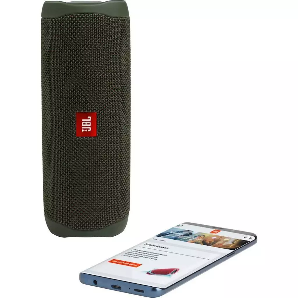 Акустическая система JBL Flip 5 Green (JBLFLIP5GREN) - 5