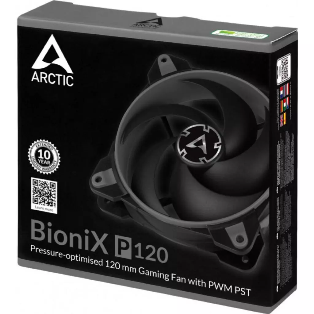 Кулер для корпуса Arctic BioniX P120 Grey (ACFAN00168A) - 5