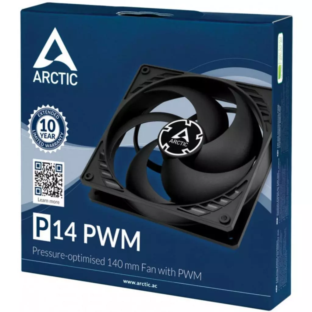 Кулер для корпуса Arctic P14 Silent black (ACFAN00139A) - 6 Кулер для корпуса Arctic P14 Silent black (ACFAN00139A) - 6