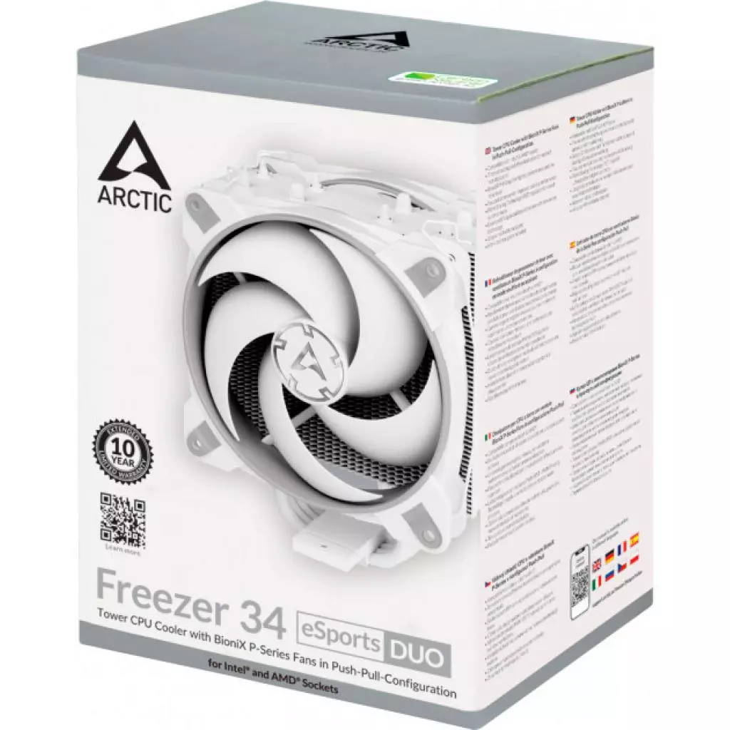 Кулер для процессора Arctic Freezer 34 eSports DUO Grey/White (ACFRE00074A) - 7 Кулер для процессора Arctic Freezer 34 eSports DUO Grey/White (ACFRE00074A) - 7