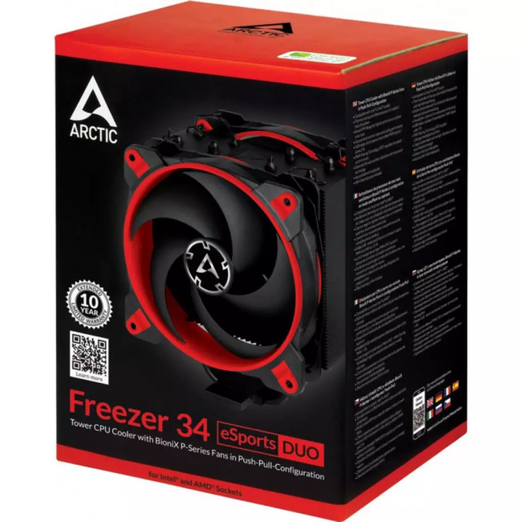 Кулер для процессора Arctic Freezer 34 eSports DUO Red (ACFRE00060A) - 8 Кулер для процессора Arctic Freezer 34 eSports DUO Red (ACFRE00060A) - 8