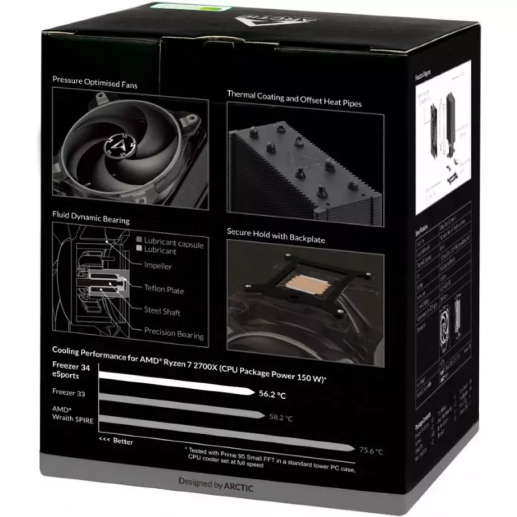 Кулер для процессора Arctic Freezer 34 eSports Grey (ACFRE00073A) - 9