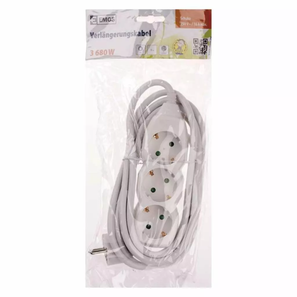Сетевой удлинитель EMOS P0323R - 1 Сетевой удлинитель EMOS P0323R - 1