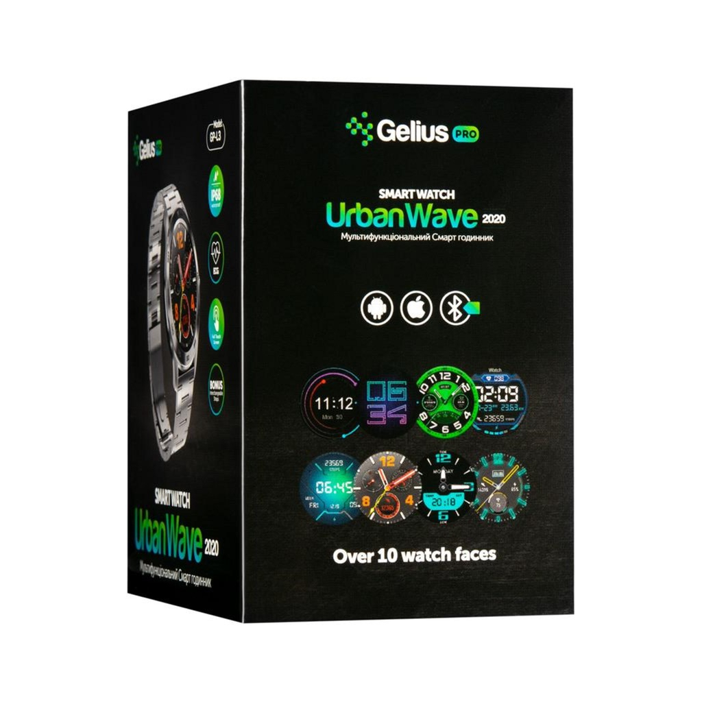 Смарт-часы Gelius Pro GP-L3 (URBAN WAVE 2020) (IP68) Silver/Dark Brown (Pro GP-L3 (URBAN WAVE 2020) Dark Brown) - 9 Смарт-часы Gelius Pro GP-L3 (URBAN WAVE 2020) (IP68) Silver/Dark Brown (Pro GP-L3 (URBAN WAVE 2020) Dark Brown) - 9