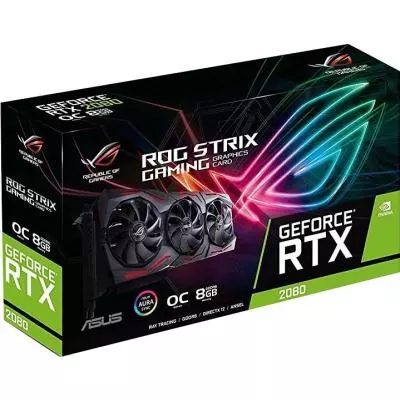 Видеокарта ASUS GeForce RTX2080 8192Mb ROG STRIX OC GAMING (ROG-STRIX-RTX2080-O8G-GAMING) - 3 Видеокарта ASUS GeForce RTX2080 8192Mb ROG STRIX OC GAMING (ROG-STRIX-RTX2080-O8G-GAMING) - 3
