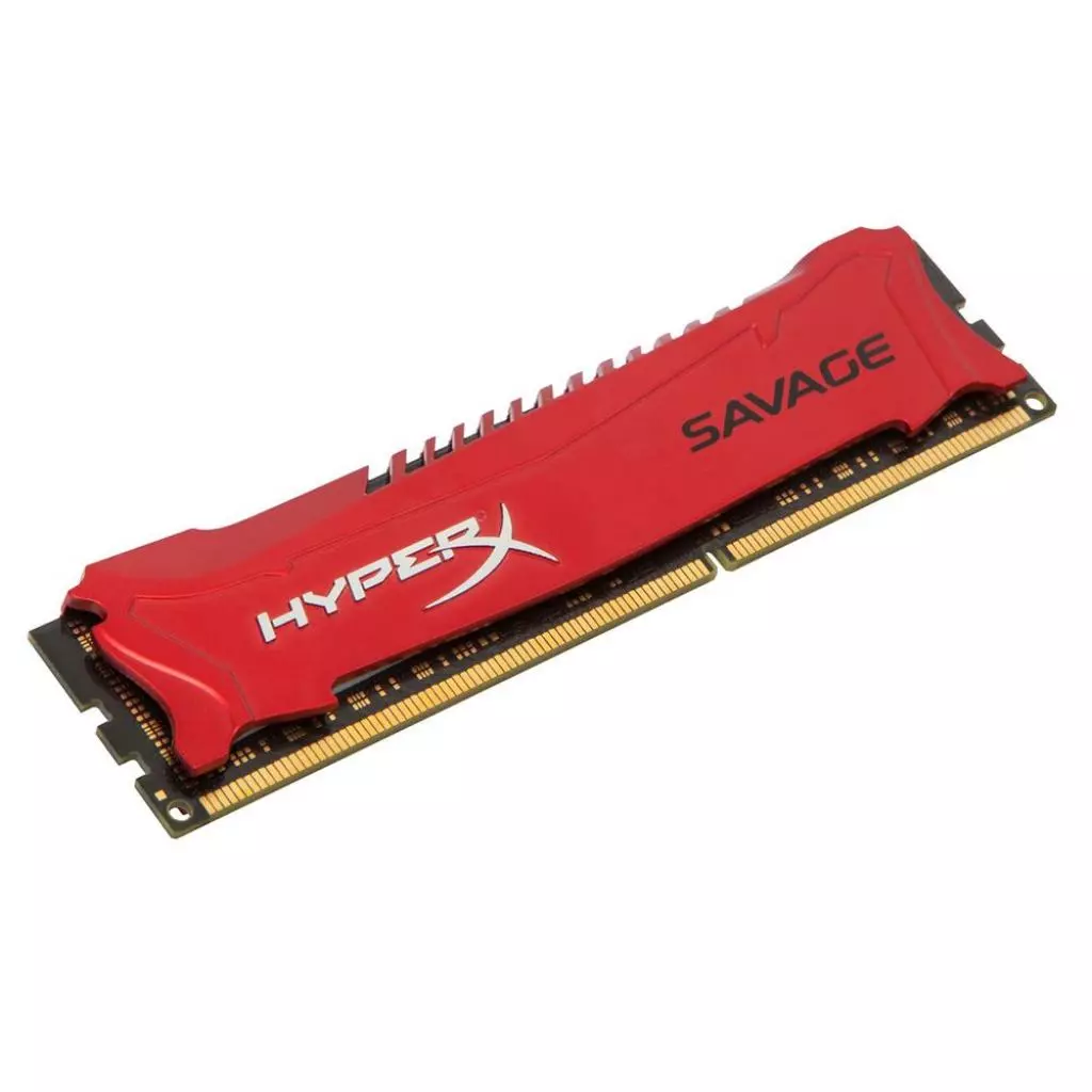 Модуль памяти для компьютера DDR3 8GB 2133 MHz Savage Red Kingston Fury (ex.HyperX) (HX321C11SR/8) - 1