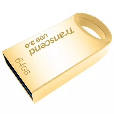 USB флеш накопитель Transcend 64GB JetFlash 710 Metal Gold USB 3.0 (TS64GJF710G) - 1