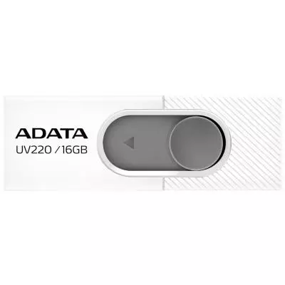 USB флеш накопитель ADATA 16GB UV220 White/Gray USB 2.0 (AUV220-16G-RWHGY)