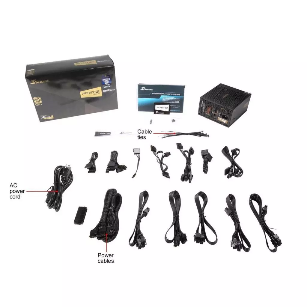 Блок питания Seasonic 850W PRIME GX-850 Gold (SSR-850GD) - 5 Блок питания Seasonic 850W PRIME GX-850 Gold (SSR-850GD) - 5
