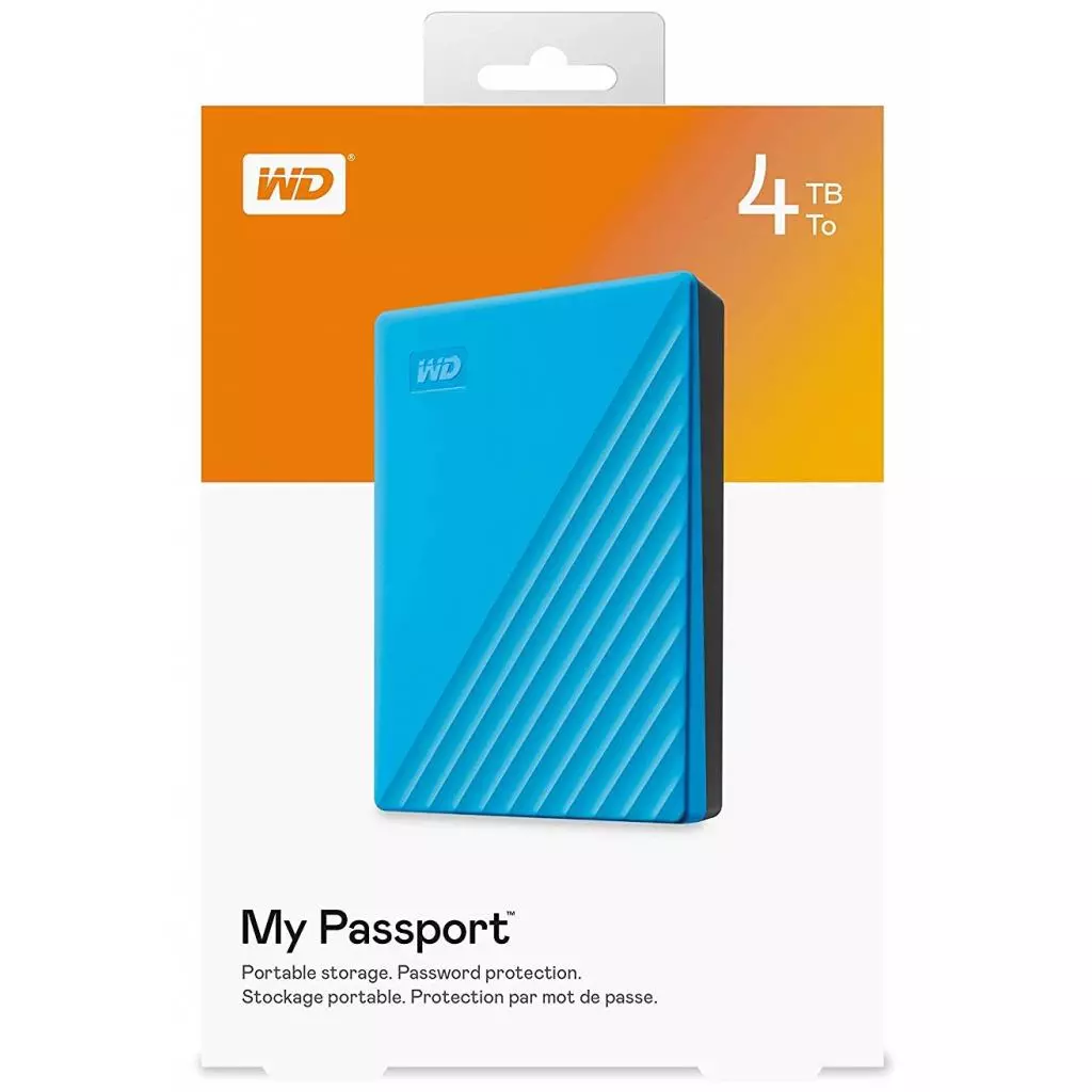 Внешний жесткий диск 2.5" 4TB WD (WDBPKJ0040BBL-WESN) - 5 Внешний жесткий диск 2.5" 4TB WD (WDBPKJ0040BBL-WESN) - 5