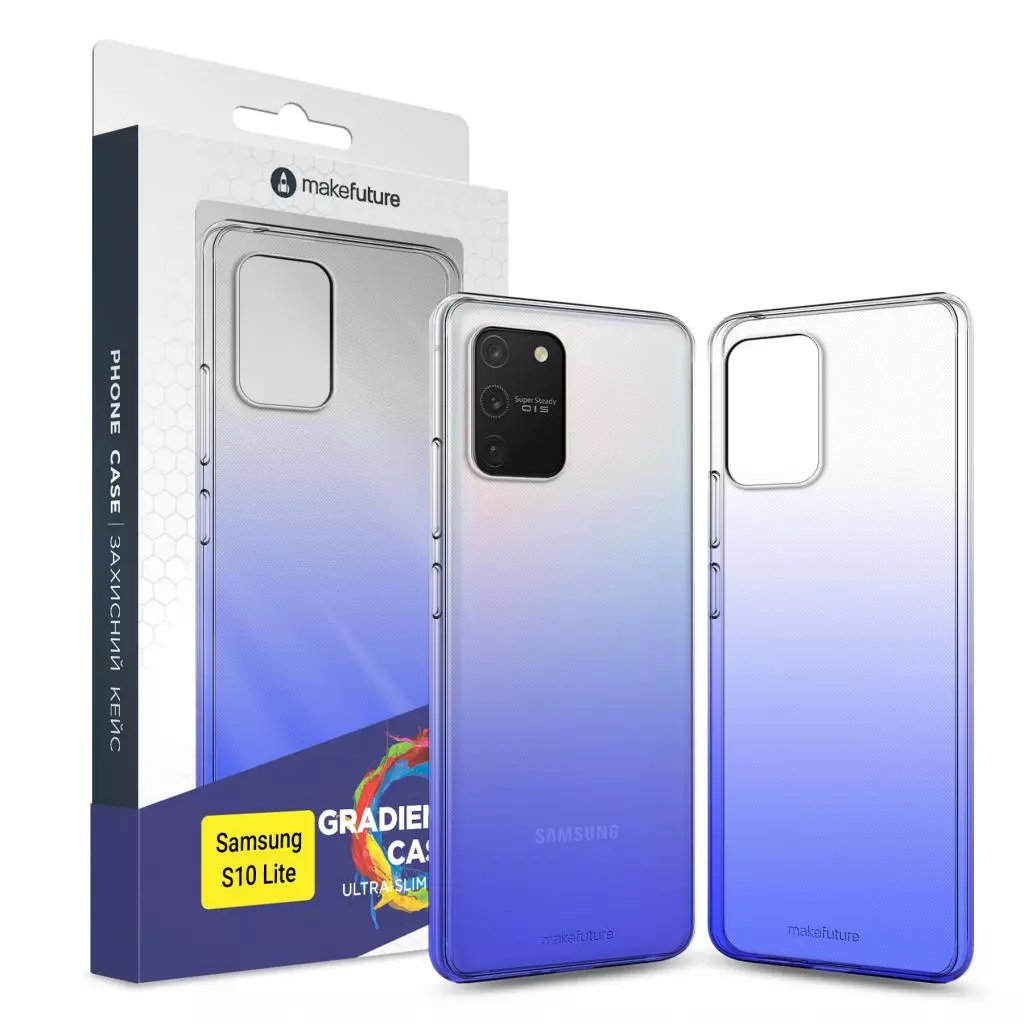 Чехол для моб. телефона MakeFuture Samsung S10 Lite Air Gradient (TPU) Blue (MCG-SS10LBL)