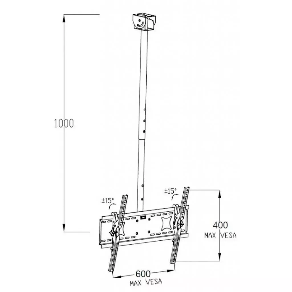 Кронштейн Charmount LED-G-001 - 1 Кронштейн Charmount LED-G-001 - 1