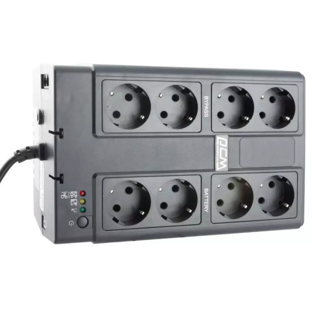 Источник бесперебойного питания Powercom CUB-650E USB Powercom (CUB.650E.USB) - 3