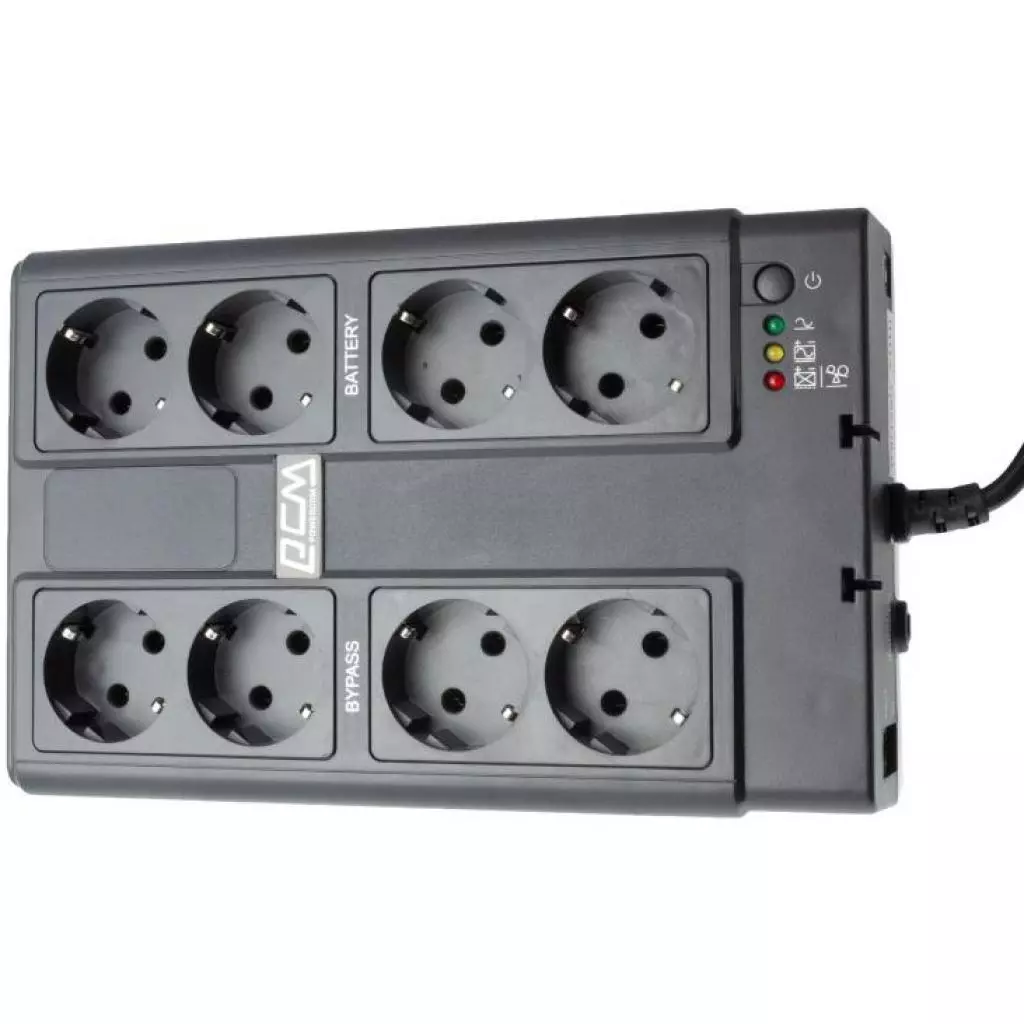 Источник бесперебойного питания Powercom CUB-850E USB Powercom (CUB.850E.USB) - 3