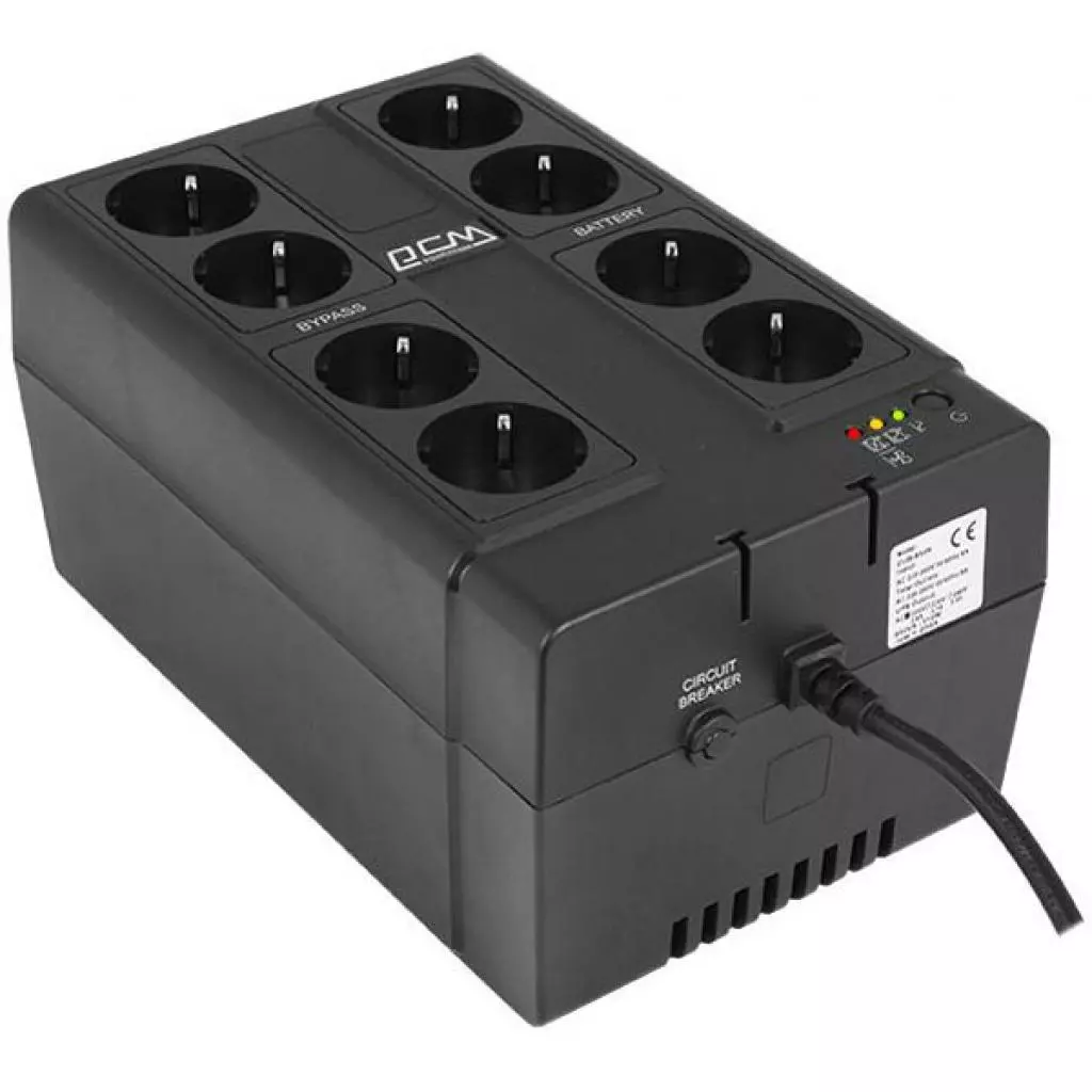 Источник бесперебойного питания Powercom CUB-850E USB Powercom (CUB.850E.USB)