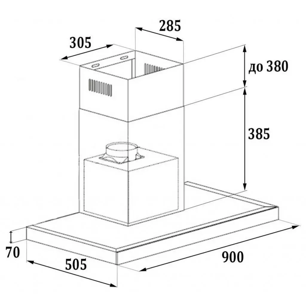Вытяжка кухонная Gunter&Hauer BRITA 90N - 7