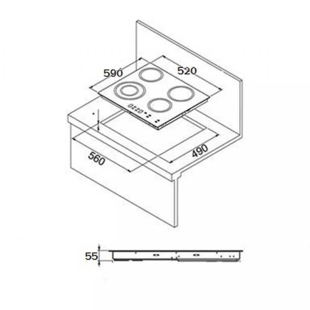 Варочная поверхность Liberty PI 6040 B(503) - 1