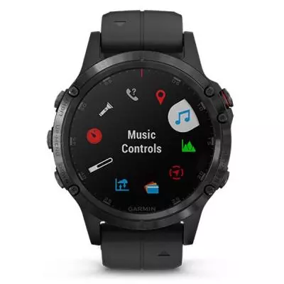 Смарт-часы Garmin Fenix 5 Plus Sapphire Black with Black Silicone (010-01988-79) - 1 Смарт-часы Garmin Fenix 5 Plus Sapphire Black with Black Silicone (010-01988-79) - 1