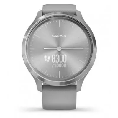 Смарт-часы Garmin Vivomove 3 Silver Stainless Steel Bezel with Powder Gray Cas (010-02239-00) - 2 Смарт-часы Garmin Vivomove 3 Silver Stainless Steel Bezel with Powder Gray Cas (010-02239-00) - 2