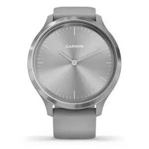 Смарт-часы Garmin Vivomove 3 Silver Stainless Steel Bezel with Powder Gray Cas (010-02239-00)