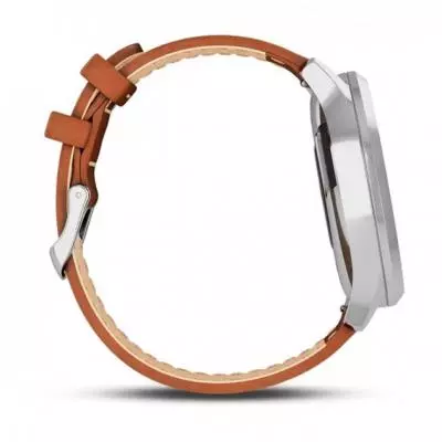 Смарт-часы Garmin Vivomove HR Premium Silver with Tan Italian Leather Band (010-01850-AA) - 1 Смарт-часы Garmin Vivomove HR Premium Silver with Tan Italian Leather Band (010-01850-AA) - 1