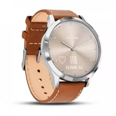 Смарт-часы Garmin Vivomove HR Premium Silver with Tan Italian Leather Band (010-01850-AA) - 3 Смарт-часы Garmin Vivomove HR Premium Silver with Tan Italian Leather Band (010-01850-AA) - 3