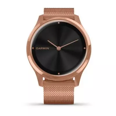 Смарт-часы Garmin Vivomove Luxe 18K Rose Gold PVD Stainless Steel Case with Ro (010-02241-24/04) - 1 Смарт-часы Garmin Vivomove Luxe 18K Rose Gold PVD Stainless Steel Case with Ro (010-02241-24/04) - 1
