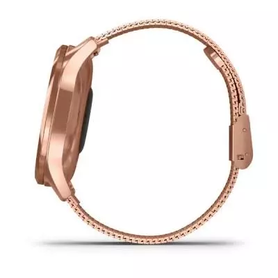 Смарт-часы Garmin Vivomove Luxe 18K Rose Gold PVD Stainless Steel Case with Ro (010-02241-24/04) - 7 Смарт-часы Garmin Vivomove Luxe 18K Rose Gold PVD Stainless Steel Case with Ro (010-02241-24/04) - 7