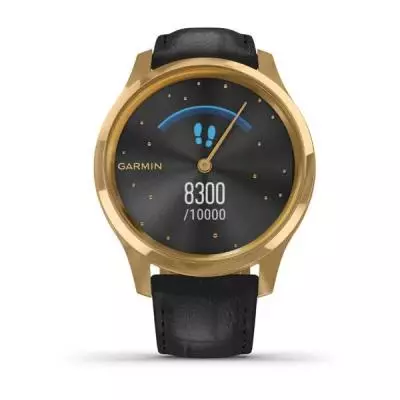 Смарт-часы Garmin Vivomove Luxe 24K Gold PVD Stainless Steel Case with Black E (010-02241-22/02) - 3 Смарт-часы Garmin Vivomove Luxe 24K Gold PVD Stainless Steel Case with Black E (010-02241-22/02) - 3