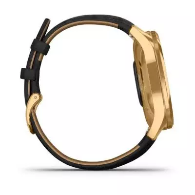 Смарт-часы Garmin Vivomove Luxe 24K Gold PVD Stainless Steel Case with Black E (010-02241-22/02) - 4 Смарт-часы Garmin Vivomove Luxe 24K Gold PVD Stainless Steel Case with Black E (010-02241-22/02) - 4