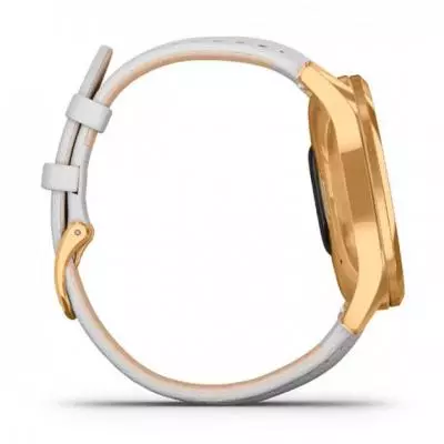 Смарт-часы Garmin Vivomove Luxe 24K Gold PVD Stainless Steel Case with White I (010-02241-08) - 5