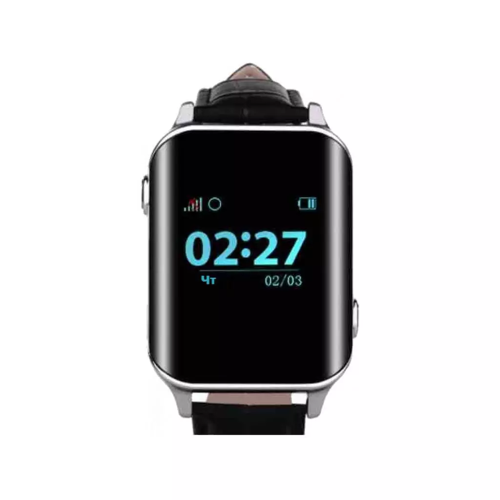 Смарт-часы GoGPS М01 Chrome Телефон-часы с GPS треккером (M01CH) - 1 Смарт-часы GoGPS М01 Chrome Телефон-часы с GPS треккером (M01CH) - 1