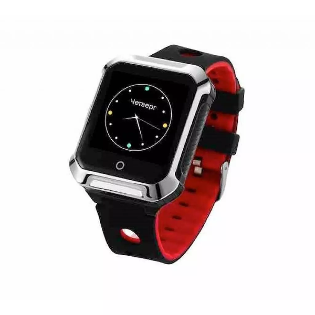 Смарт-часы GoGPS М02 Black Телефон-часы с GPS треккером (M02BK)