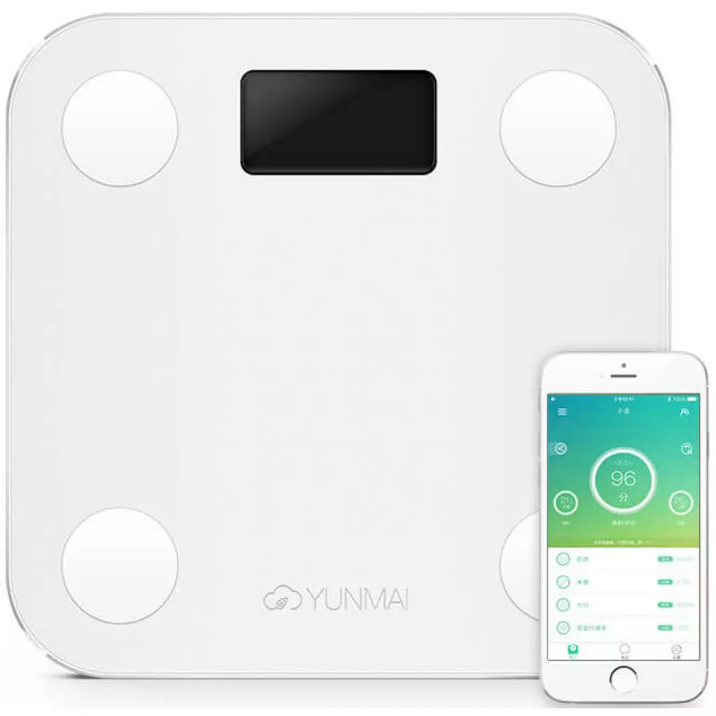 Весы напольные Yunmai Mini Smart Scale White (M1501-WH) - 5 Весы напольные Yunmai Mini Smart Scale White (M1501-WH) - 5
