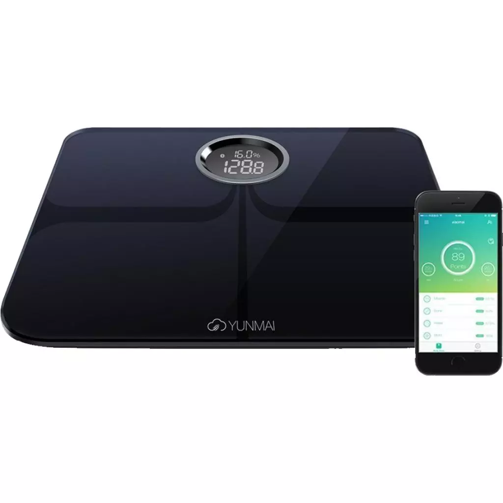 Весы напольные Yunmai Premium Smart Scale Black (M1301-BK) - 3 Весы напольные Yunmai Premium Smart Scale Black (M1301-BK) - 3