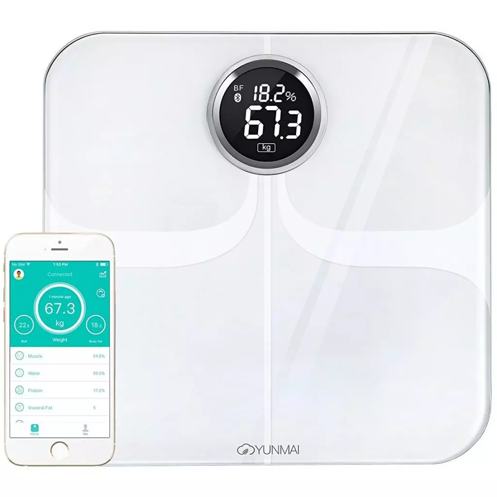 Весы напольные Yunmai Premium Smart Scale White (M1301-WH) - 3