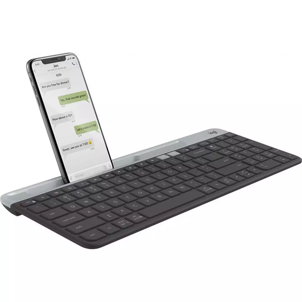 Клавиатура Logitech K580 Slim Multi-Device Wireless Graphite (920-009275) - 1 Клавиатура Logitech K580 Slim Multi-Device Wireless Graphite (920-009275) - 1