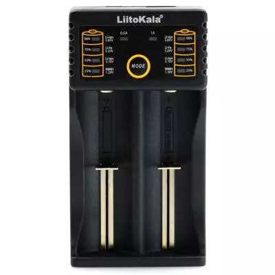 Зарядное устройство для аккумуляторов Liitokala Lii-202 (Li-ion/LiFePO4: 26650,18650,14500 + Ni-MH/Ni-Cd) (LII202)