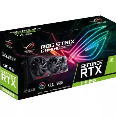 Видеокарта ASUS GeForce RTX2070 SUPER 8192Mb ROG STRIX OC GAMING (ROG-STRIX-RTX2070S-O8G-GAMING) - 7 Видеокарта ASUS GeForce RTX2070 SUPER 8192Mb ROG STRIX OC GAMING (ROG-STRIX-RTX2070S-O8G-GAMING) - 7
